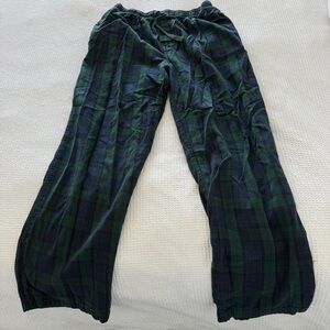Green & Navy Plaid Lounge Pants